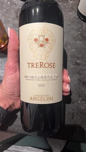 Toscana Vino Nobile di Montepulciano Tenimenti Angelini TreRose 2005