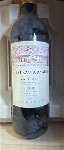 Bordo Haut-Médoc Cru Bourgeois Supérieur Château Arnauld 2003