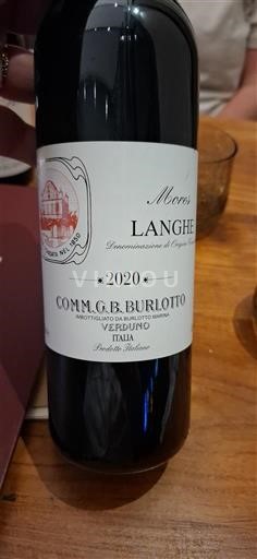 Piamonte Langhe Comm. G.B. Burlotto Mores 2020