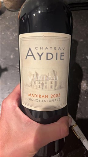 Lounais-Ranska Madiran Château Aydie 2005