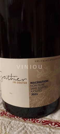 Alsace Domaine JM Dreyer Gauthier 2021