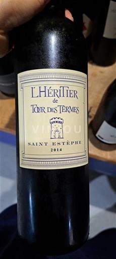 Bordeaux Saint-Estèphe Château Tour des Termes L'Héritier 2014