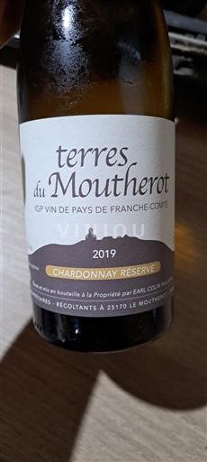 Các vùng miền Đông Franche-Comté Terres du Moutherot Chardonnay Réserve 2019