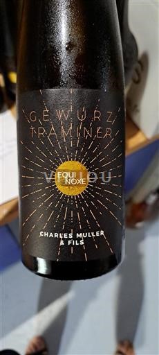 Alsacia Gewurztraminer Grand Cru Charles Muller & Fils Equinoxe Sin añada