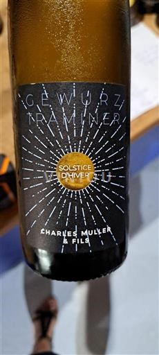 Alsacia Gewurztraminer Grand Cru Charles Muller & Fils Solstice d'Hiver 2016