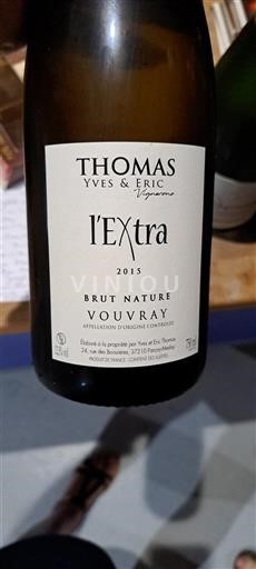 Valle della Loira Vouvray Thomas Yves & Eric L’Extra 2015