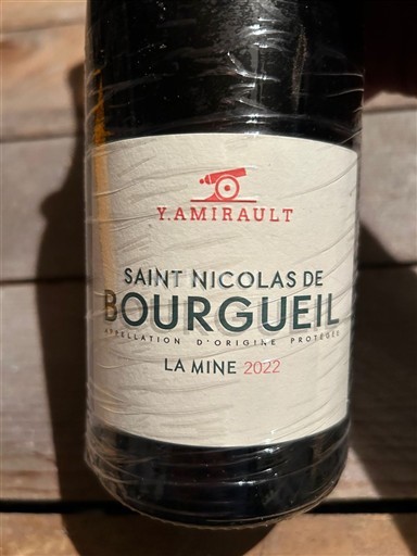 Loiredalen Saint-Nicolas-De-Bourgueil Y. Amirault La Mine 2022