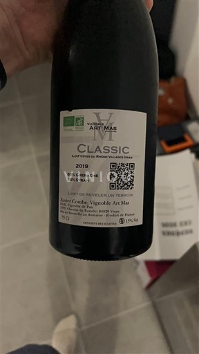 Rhônevallei Côtes-du-rhône-villages Vignoble Art Mas Classic 2019