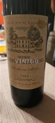Bordeaux Moulis-en-Médoc Château Labernède Grand Poujeaux 2006