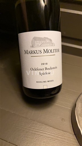 Mosela Markus Molitor Ockfener Bockstein Spätlese 2018