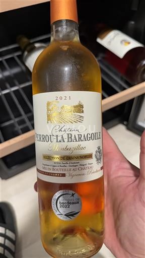 Sydvestfrankrig Monbazillac Château Perrou La Baragoile Vendanges Tardives 2021