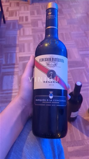 La Rioja Rioja Marqués de la Concordia Reserva 2016