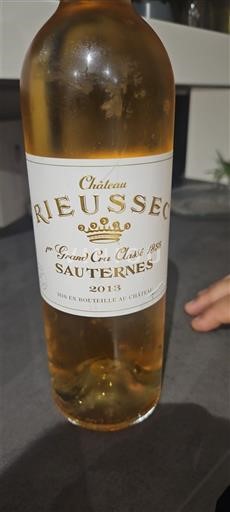 Bordeaux Sauternes Premier Grand Cru Château Rieussec 2013