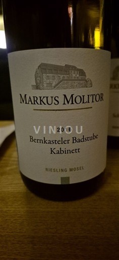 Mosel Markus Molitor Bernkasteler Badstube Kabinett 2016