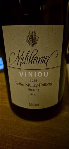 Moselle Weingut Melsheimer Reller Mullay-Hofberg 2022