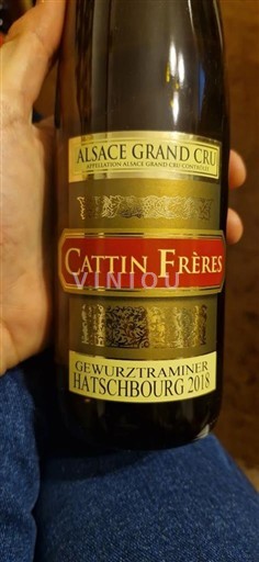 Alsace Gewurztraminer Grand Cru Cattin Frères Hatschbourg 2018