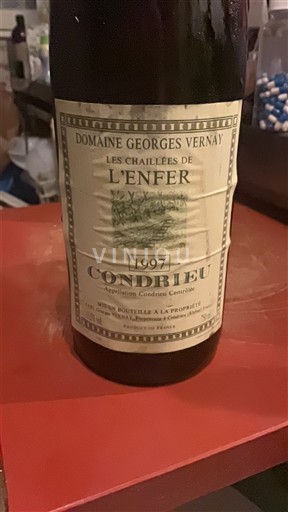 Rhône Valley Condrieu Domaine Georges Vernay Les Chaillées de l'Enfer 1997