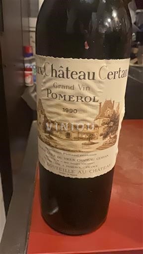 Bordeaux Pomerol Château Vieux Certan 1990