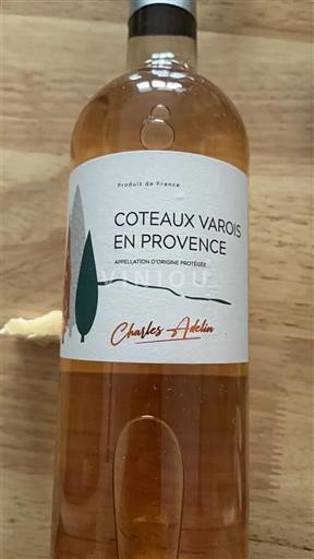Provence Coteaux Varois en Provence Charles Adelin 2024