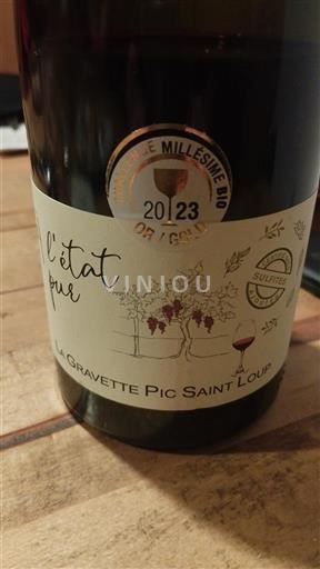 Languedoc Pic-saint-loup La Gravette L'état pur 2023