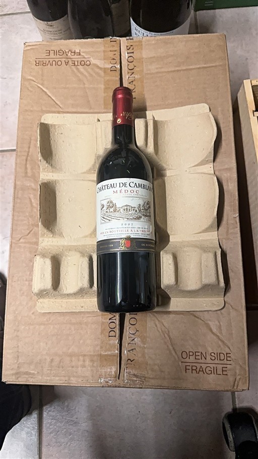 Vin Rouge sec Château Camblanes 2007 France Bordeaux Médoc AOC