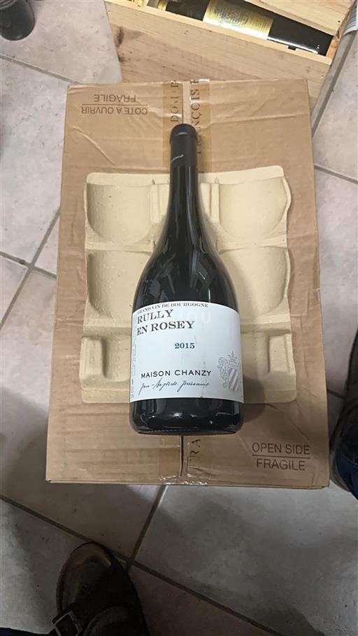 Vin Rouge sec En Rosey Maison Chanzy 2015 France Bourgogne Rully AOC
