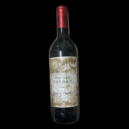 Vin Rouge sec Château Bréhat 1988 France Bordeaux Castillon-côtes-de-bordeaux AOC