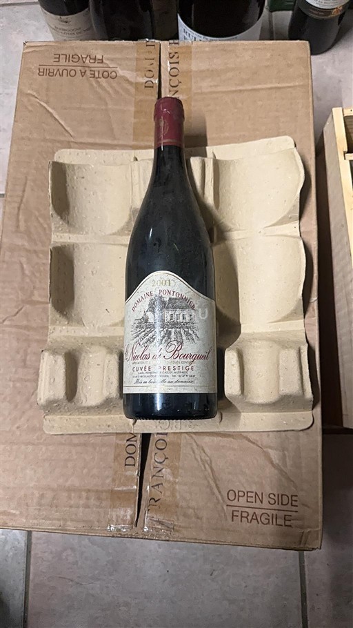 Loiretal Saint-Nicolas-De-Bourgueil Domaine Pontonnier Prestige 2001