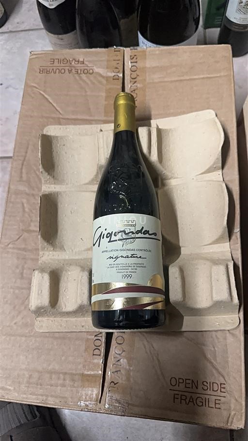 Rona dolina Gigondas La Cave de Gigondas Signature 1999