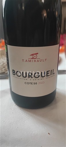 Dolina Loare Bourgueil Y. Amirault Cote 50 2023