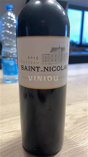 Burdeos No especificado Château Saint-Nicolas 2015