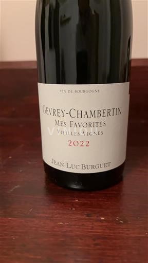 Borgoña Gevrey-Chambertin Jean-Luc Burguet Mes Favorites Vieilles Vignes 2022
