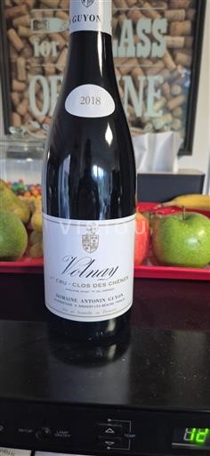 Burgundy Volnay Premier Cru Domaine Antonin Guyon Clos des Chênes 2018