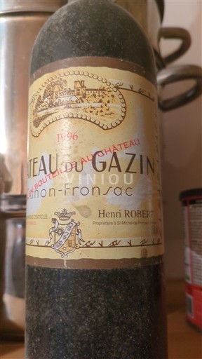 Bordeaux Canon-Fronsac Château Gazin 1996