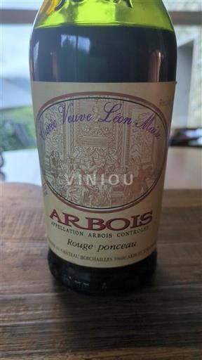 Jura Arbois Veuve Léon Moure Rouge Ponceau Ikke årgangsbestemt