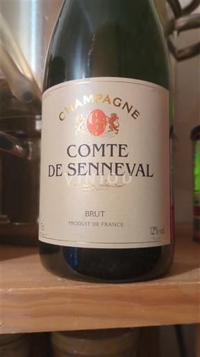 Champaña Champán Comte de Senneval Brut Sin añada