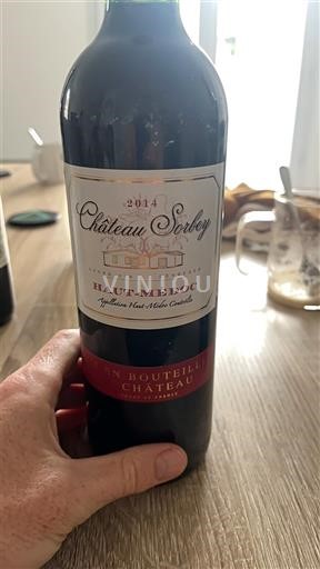 Bordéus Haut-Médoc Château Sorbey 2014