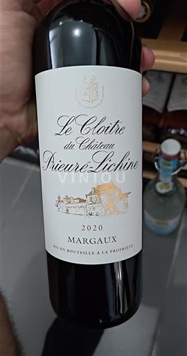 Bordeaux Margaux Château Prieuré-Lichine Le Cloître 2020