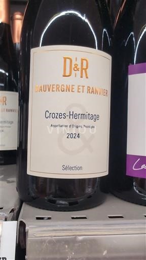 Vallée du Rhône Crozes-hermitage Dauvergne et Ranvier Sélection 2024
