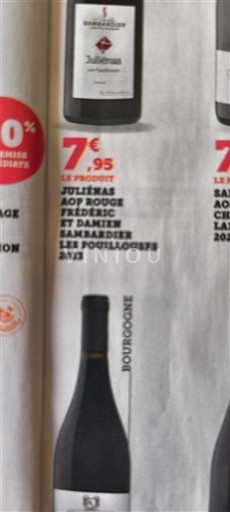 Beaujolais Juliénas Frédéric et Damien Sabarotier Les Fouillouses 2023