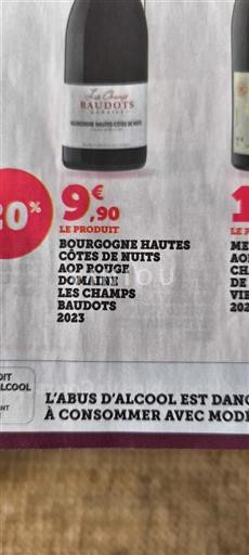 Burgundsko Nespecifikováno Les Champs Baudots 2023