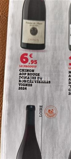 Loiretal Chinon Domaine Roncée Vieilles Vignes 2024