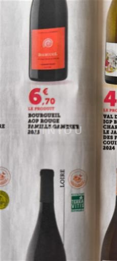 Vin Rouge sec Famille Gambier 2023 France Vallée de la Loire Bourgueil AOC