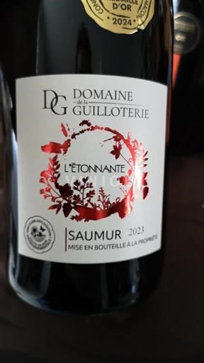 Loire Valley Saumur Domaine La Guilloterie L'Étonnante 2023