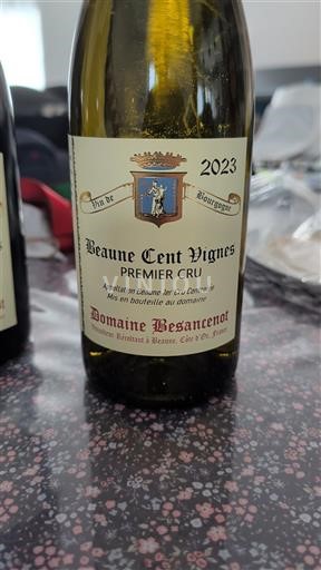 Burgundy Beaune Premier Cru Domaine Besancenot Beaune Cent Vignes 2023