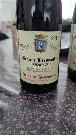 Burgundy Beaune Premier Cru Domaine Besancenot 2017