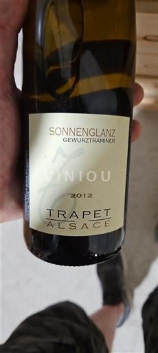 Elzas Gewurztraminer Grand Cru Trapet Sonnenglanz 2012