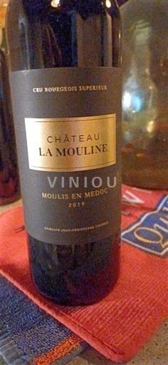 Bordeaux Moulis-en-Médoc Cru Bourgeois Supérieur Château La Mouline 2017