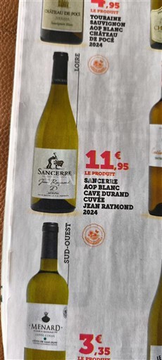 Údolí Loiry Sancerre Cave Durand Jean Raymond 2024