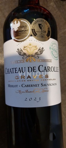 Bordeaux Graves Château Carolle 2023